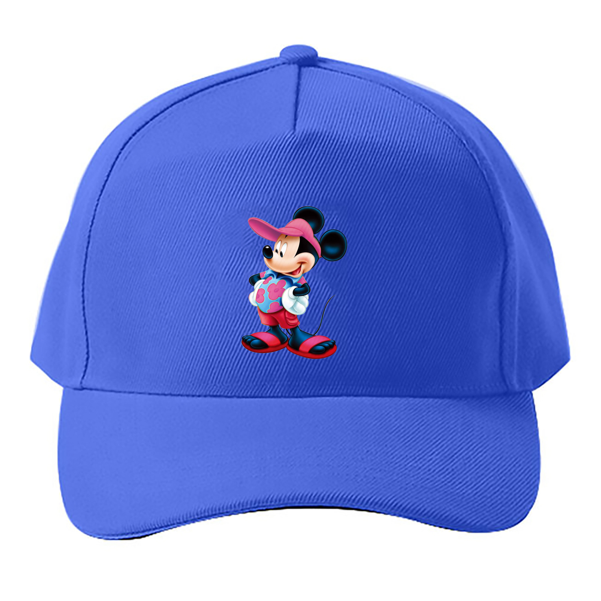 （画像用） ミッキーマウス Mickey Mouse ベースボールキャップ 綿100％ 男女兼用 帽子 スポーツ